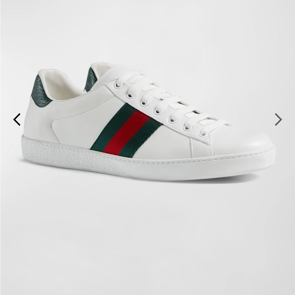 Gucci Men's Ace White Sneakers